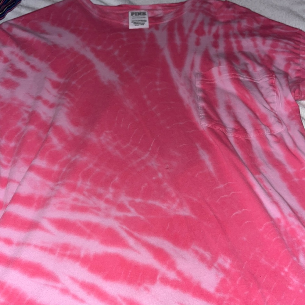 Pink tie dye shirt